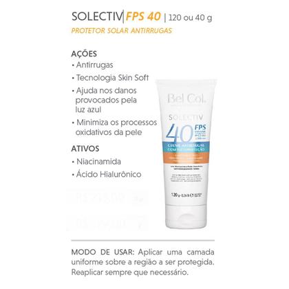 Imagem de Solective FPS40 Protetor Solar Antirrugas 40G Bel Col