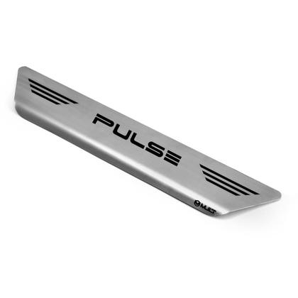 Soleira Aço Inox Escovado Porta Original Mult Pulse 22-23 - Texas 4X4 Imagem de Soleira Aço Inox Escovado Porta Original Mult Pulse 22-23