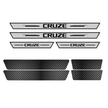 Imagem de Soleira Porta Premium Prata Carbono Cruze 22 23 2024 2025