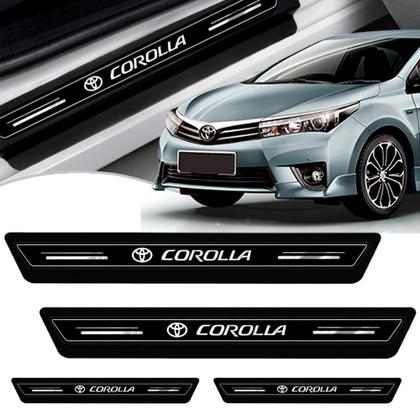 Imagem de Soleira Protetor Porta Platinum Toyota Corolla 2014 2015 2016 2017 2018 2019