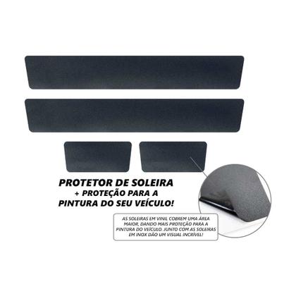 Imagem de Soleiras De Porta Chevrolet S10 2021 2022 Prata Baixo Relevo