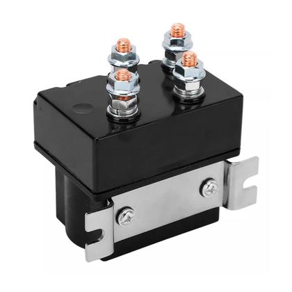 Imagem de Solenoide Rele Inversor 4 Pinos 250A P/Guincho Elétrico 12v
