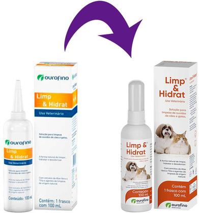 Imagem de Solução para Limpeza de Ouvidos Limp e Hidrat em Cães e Gatos 100 mL