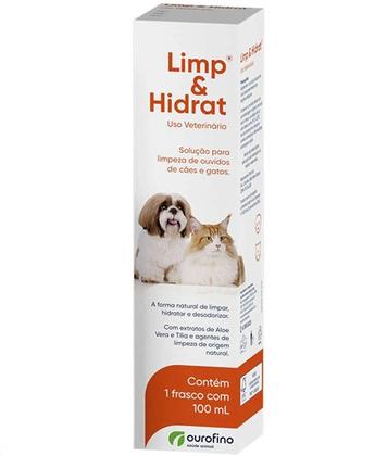 Imagem de Solução para Limpeza de Ouvidos Limp e Hidrat em Cães e Gatos 100 mL