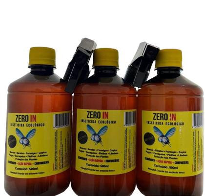 Imagem de Solução Sustentavel inseticida ecologico uso domestico 500ml eficaz contra mosca, formiga e barata
