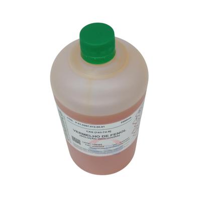 Imagem de Solução Vermelho De Fenol Para Medição Ph Em frasco de 1 Litro 6,8 a 8,4 ph Dinamica
