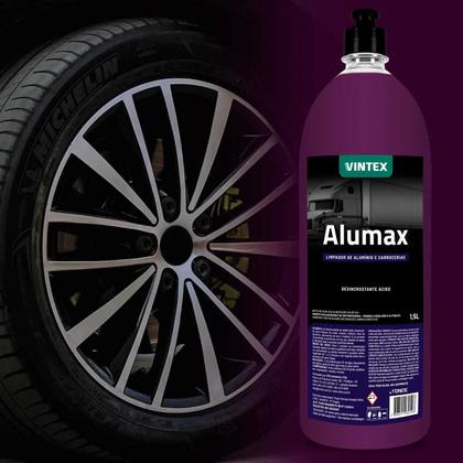 Imagem de Solupan Alumax 1,5L Vintex Desincrustante Concentrado Limpa Aluminio Carroceria Bau Autos em Geral