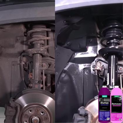 Imagem de Solupan Removedor de sujeira Pesada Caixa de Rodas Chassis Carrocerias Motor Autos em Geral Alumax Removex 1,5L Vintex