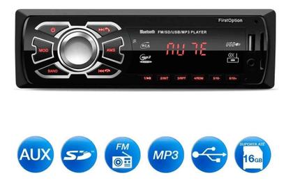 Imagem de Som Automotivo First Option 6630bn Com Usb Bluetooth