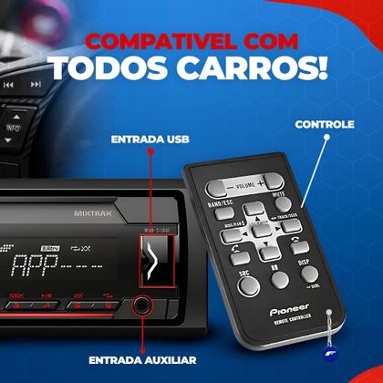 Imagem de Som Automotivo Radio Pioneer Com Usb Spotify Mvh-s118ui + Controle Longa Distancia 500m Stetsom