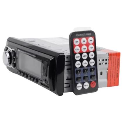 Imagem de Som Para Carro Automotivo Com Bluetooth Mp3 1 Din Usb Leitor SD Com Garantia