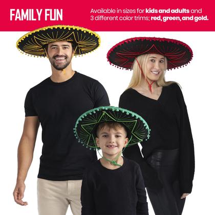 Imagem de Sombrero Hat Dress Up America para crianças e adultos