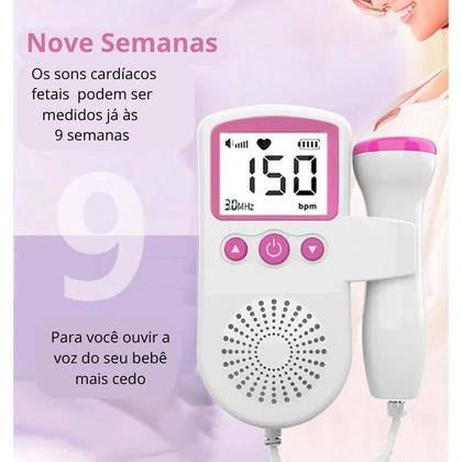 Imagem de Sonar Fetal Doppler Fd Pro Ultrassom Monitoramento Ouvir