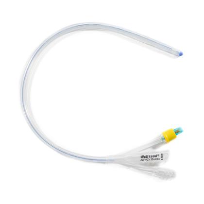 Imagem de Sonda Foley 100% Silicone 2 Vias 30 a 50 ml com Balão Well Lead