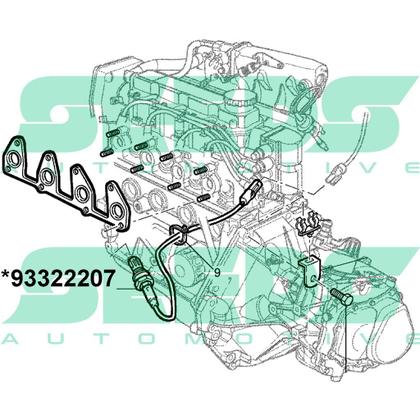 Imagem de Sonda Lambda Corsa Sedan 1.6 16v Mpfi Gasolina 1997 A 2001