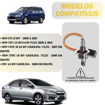 Imagem de Sonda Lambda Honda Pré New Civic City Fit CR-V 2.0 16v 2630