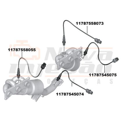 Imagem de Sonda Lambda Pós Catalisador BMW 11787545074
