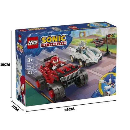 Imagem de Sonic Carro do Silver vs. Monster Truck do Knuckles Lego