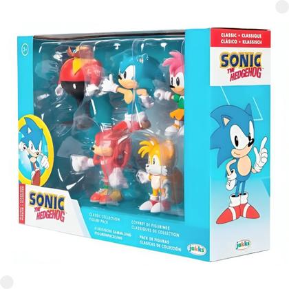 Sonic The Hedgehog Clássico Pack 5 Figuras 6cm 004223 - Sunny