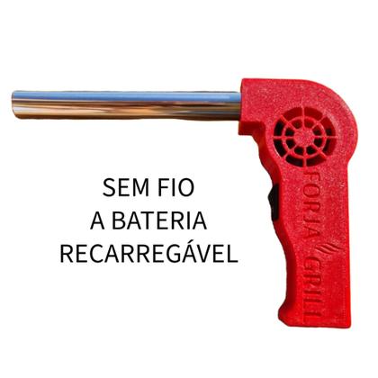 Imagem de Soprador Acendedor Para Churrasqueira a Bateria Forja Grill