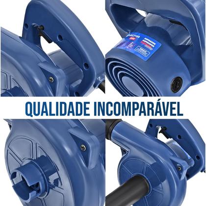 Imagem de Soprador Aspirador Elétrico Folhas E Resíduos 600w