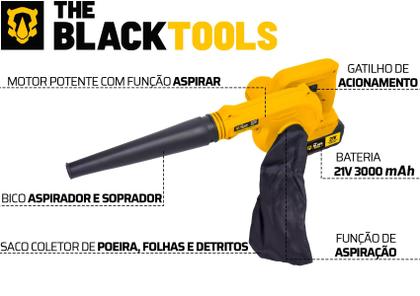Soprador De Folhas STEELITE 21V - 480 CFM Com 2 Baterias 4.0Ah