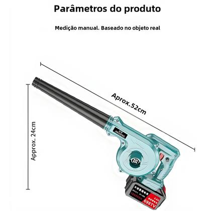 Imagem de Soprador e Aspirador de Pó Elétrico Portátil Sem Fio para Bateria Makita