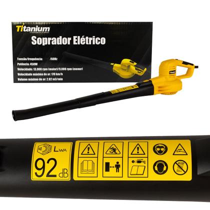 Imagem de Soprador Elétrico 450W 220V  Titanium Platina