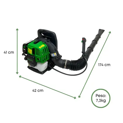Soprador Folhas e Grama Costal Gasolina Trapp Assoprador Máquina