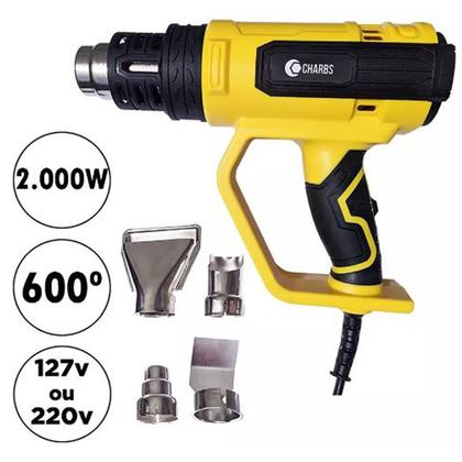 Imagem de Soprador Térmico 2.000w 3 Estágios 50 A 600c 4 Bocais 110V