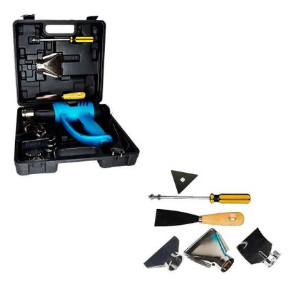 Imagem de Soprador Térmico 2000w com Maleta e Kit de Acessórios EVST EVALD
