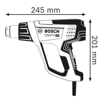 Imagem de Soprador Térmico Bosch GHG 20-63 1.600W Heavy Duty