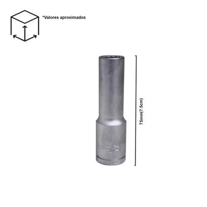 Imagem de Soquete Estriado Longo Encaixe 1/2 - 13mm - 6076 - Waft