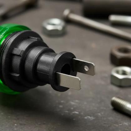 Imagem de Soquete Luz Piloto uso geral Verde Usa Lampada 53