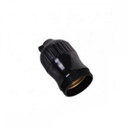 Imagem de Soquete Sem Chave Ilumi Com Borne Latao Preto 1600 - Kit C/10 Pecas