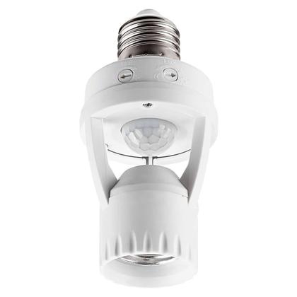 Soquete Sensor De Movimento E Presença Lampada Bocal E-27 - Relet Imagem de Soquete Sensor De Movimento E Presença Lampada Bocal E-27