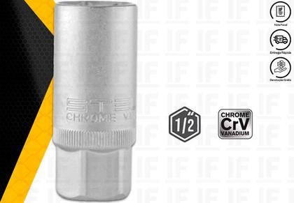 Imagem de Soquete Sextavado 1/2 21 Mm Para Vela