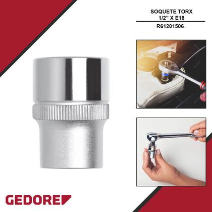 Imagem de Soquete Torx 1/2" x E18 Gedore Red