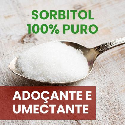 Imagem de Sorbitol em Pó 1 KG 100% Puro - Adoçante e Umectante