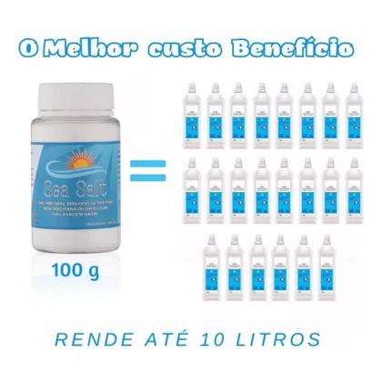 Imagem de Soro Lavagem Nasal Pó 100g + Frasco Limpeza Nariz Bico Reto