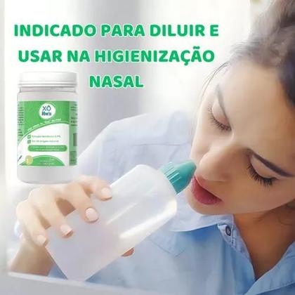 Imagem de Soro Para Lavagem Nasal Cloreto De Sódio Higienização 5Kg Xô Ites Kit Com 5 Potes