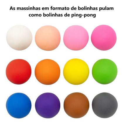 Imagem de Sorveteria de Brinquedo Infantil Club Massa com Massinha de Modelar Infantil que Pula 12 Cores