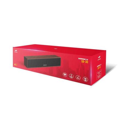 Imagem de Soundbar 2.0 C3tech Marrom Sb-30bw - C3 TECH