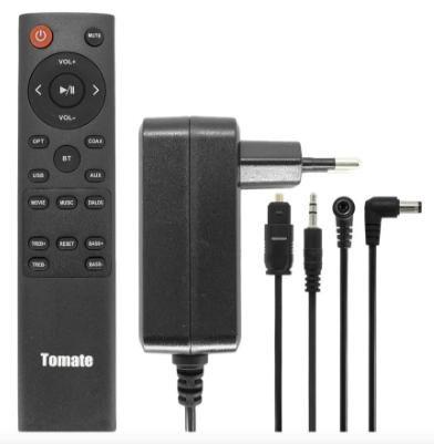 Imagem de Soundbar 2.0 Tomate Mts 2022 Bluetooth Entrada Óptica 110w