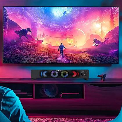 Imagem de Soundbar Estéreo Gamer RGB