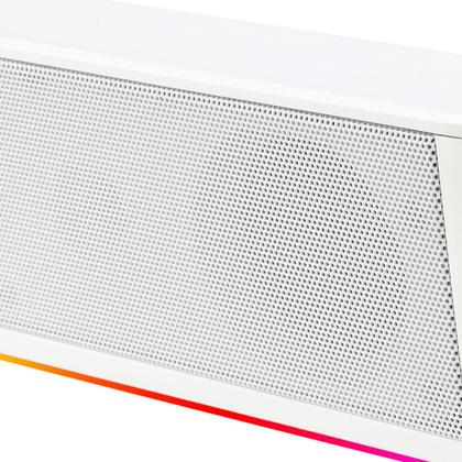 Imagem de Soundbar Gamer Redragon Adiemus RGB 6W RMS RGB USB 150Hz Branco