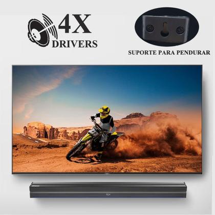 Imagem de Soundbar Home Theater Potente 60w Rms Hdmi Bluetooth Usb Fm - Xtrad