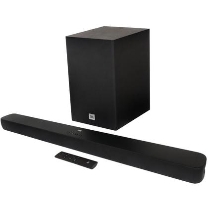 Imagem de Soundbar JBL Bluetooth, Cinema SB180, 2.1 Canais, Subwoofer de 6,5" Sem Fio 110W RMS