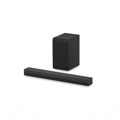 Imagem de Soundbar LG S40T 300W RMS 2.1 Canais Dolby Digital Sem fios Bluetooth 5.3 Entrada Óptica HDMI AI Sound Pro