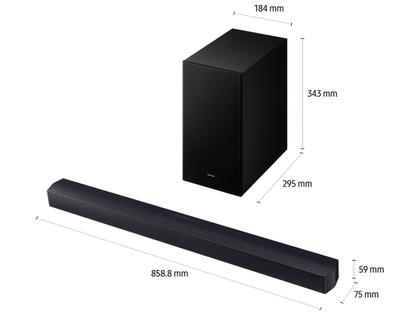 Imagem de Soundbar Samsung HW-B450F 2.1 Canais Bluetooth com Subwoofer 300W Preto